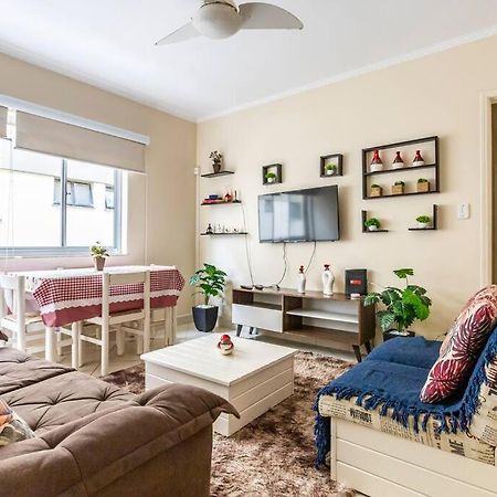 Apartamento Encantador No Guaruja, Praia Da Enseada - Apenas 600M Da Praia ! Buitenkant foto