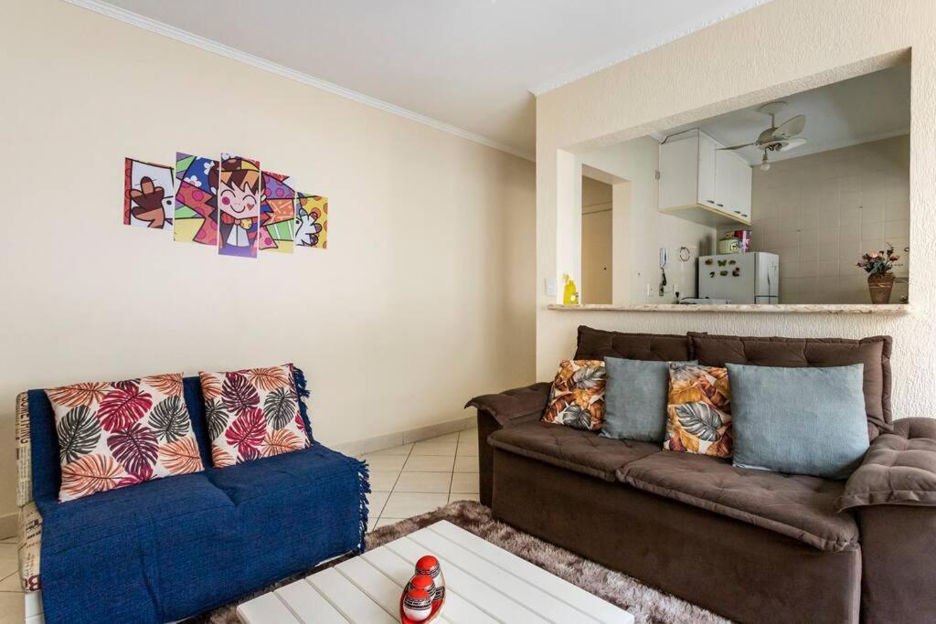 Apartamento Encantador No Guaruja, Praia Da Enseada - Apenas 600M Da Praia ! Buitenkant foto
